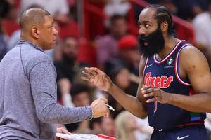‘Aggressive’ James Harden-Doc Rivers Interaction After Sixers Practice Goes Viral