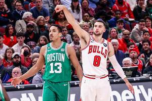 Bulls rout Celtics 121-107, end Boston's nine-game win streak