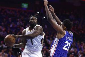 Zion Williamson (hamstring) to miss at least 3 weeks