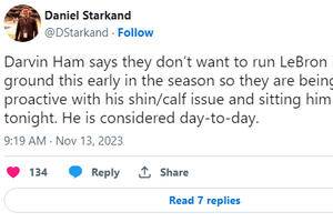 Darvin Ham provides positive injury update on LeBron James ahead of Lakers-Blazers matchup