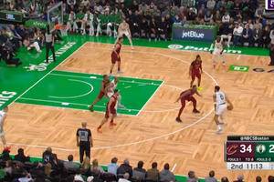 Tatum, Brown lead Celtics past Cavaliers 120-113 to remain unbeaten in Boston