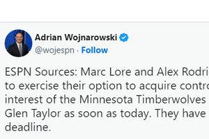 Fox Sports’ Alex Rodriguez set to become majority owner of Minnesota Timberwolves