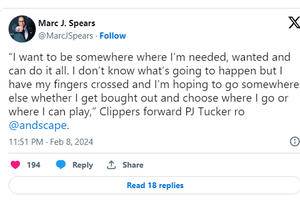 P.J. TUCKER FINED $75K AFTER PUBLICLY REQUESTING TRADE FROM LA CLIPPERS