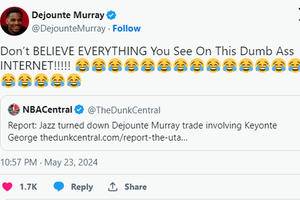 Dejounte Murray refutes report that Hawks attempted to trade him to Jazz for Keyonte George