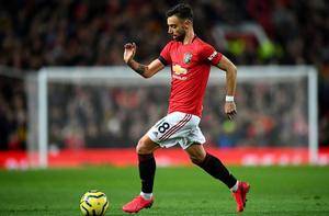 Bruno Fernandes makes history with his first goal for Man United