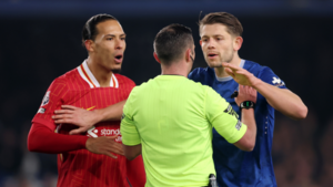 Virgil van Dijk Accuses Doucoure of Provocation in Chaotic Merseyside Derby