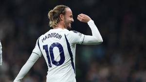 Maddison magic and Kulusevski's return spark Spurs to first Premier League win