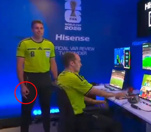 VAR official cleared after hand gesture investigation