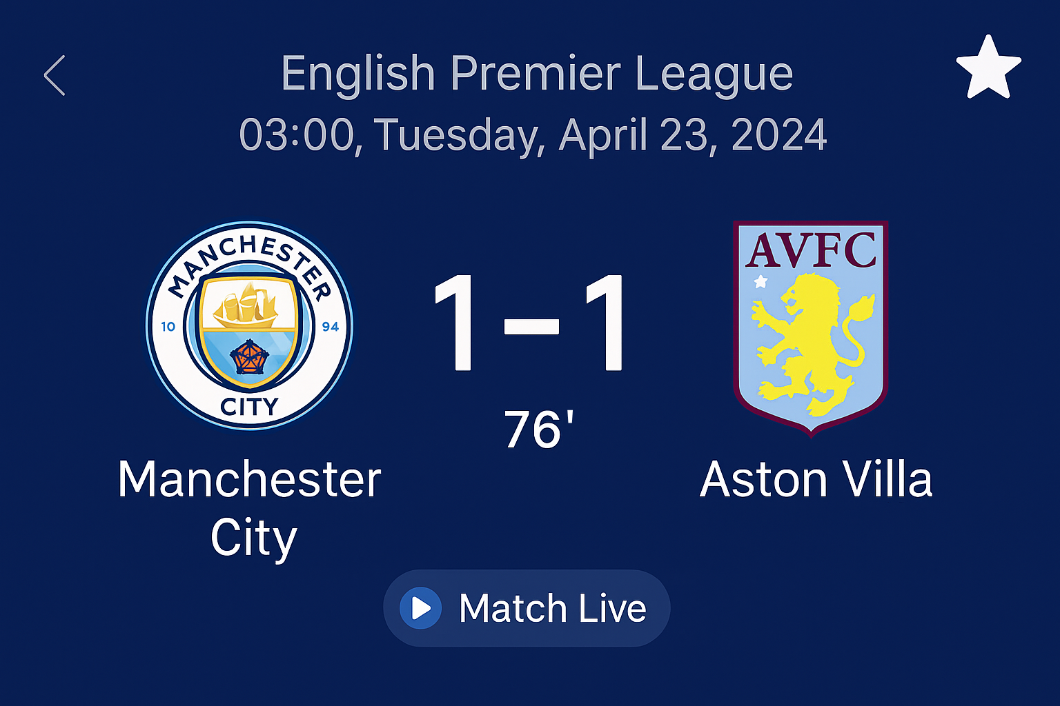 iSports API - Football - Live Data